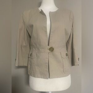 J. Crew Women's Beige Utility Jacket